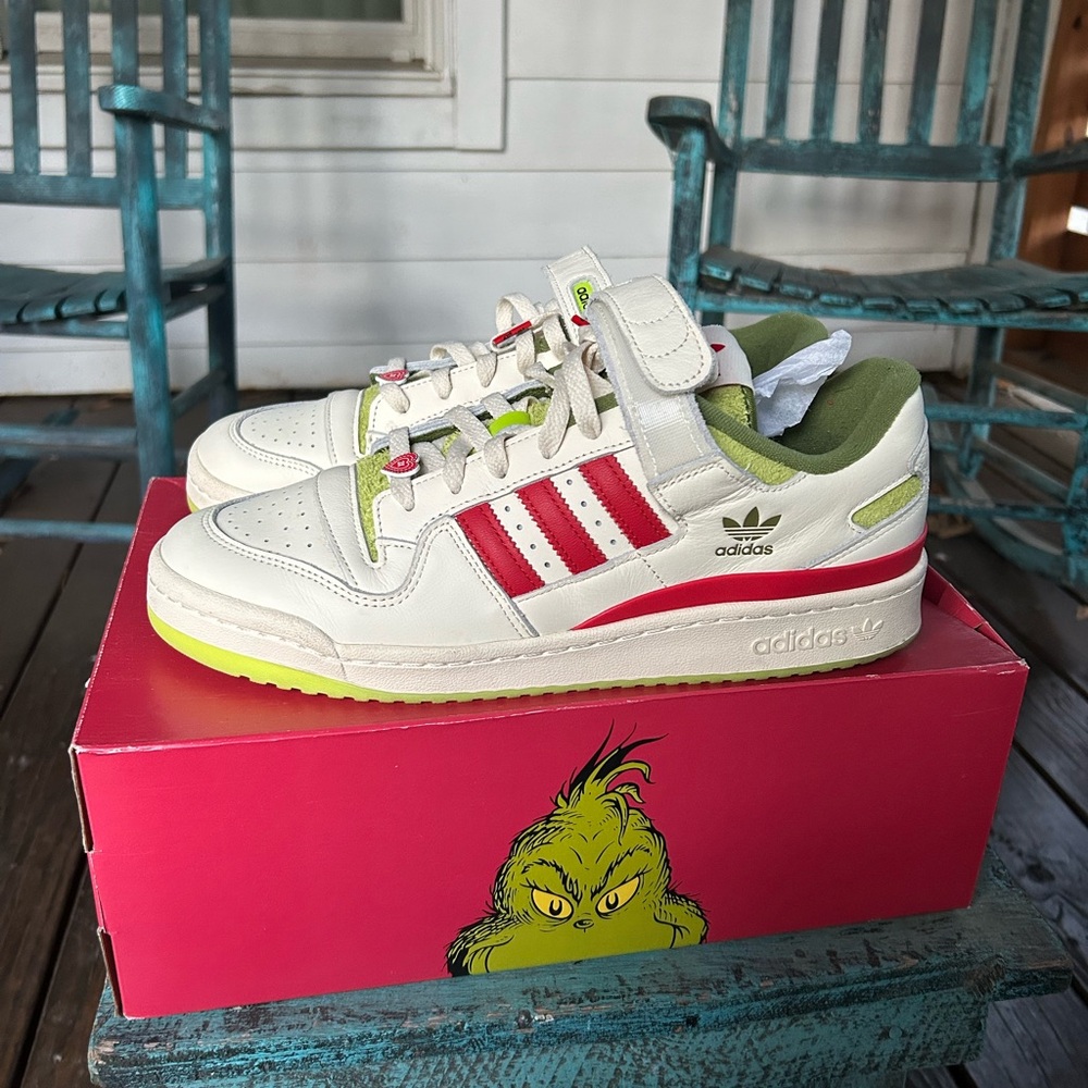 SOLD Adidas Forum Low Grinch Sneakers